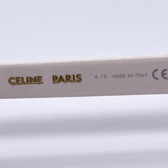 NEW CELINE CL40072I 25N WOMEN WHITE CELINE SUNGLASSES CL 40072I - Picture 9 of 10